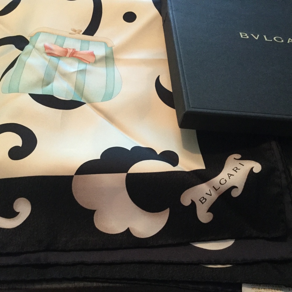 Large silk Bvgari Scarf